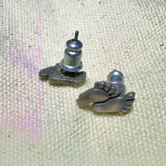 Set of 2 post earrings - Picture 2 of 4